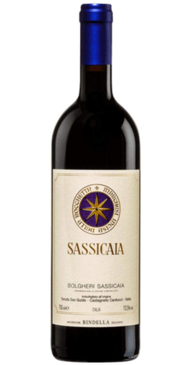 2019 Tenuta San Guido Sassicaia Bolgheri, Sassicaia VINO DA TAVOLA Tuscany Italy